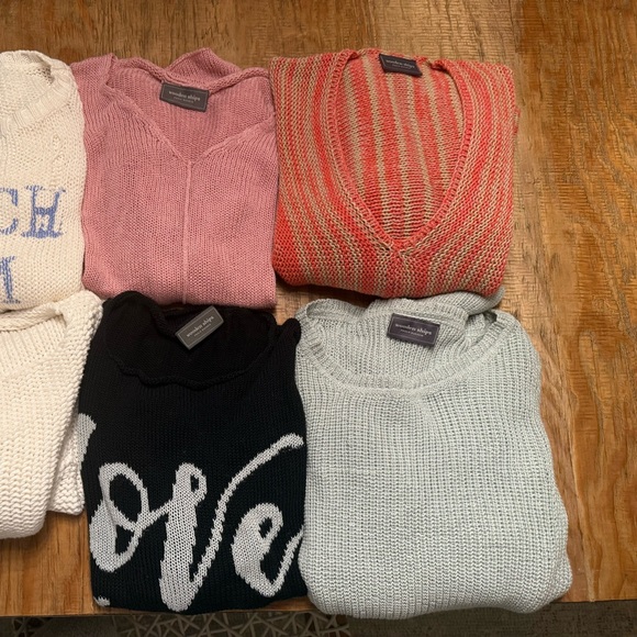 Wooden Ships Sweaters - Wooden Ships Multicolor Sweater Collection- All 6 Sweaters LOT